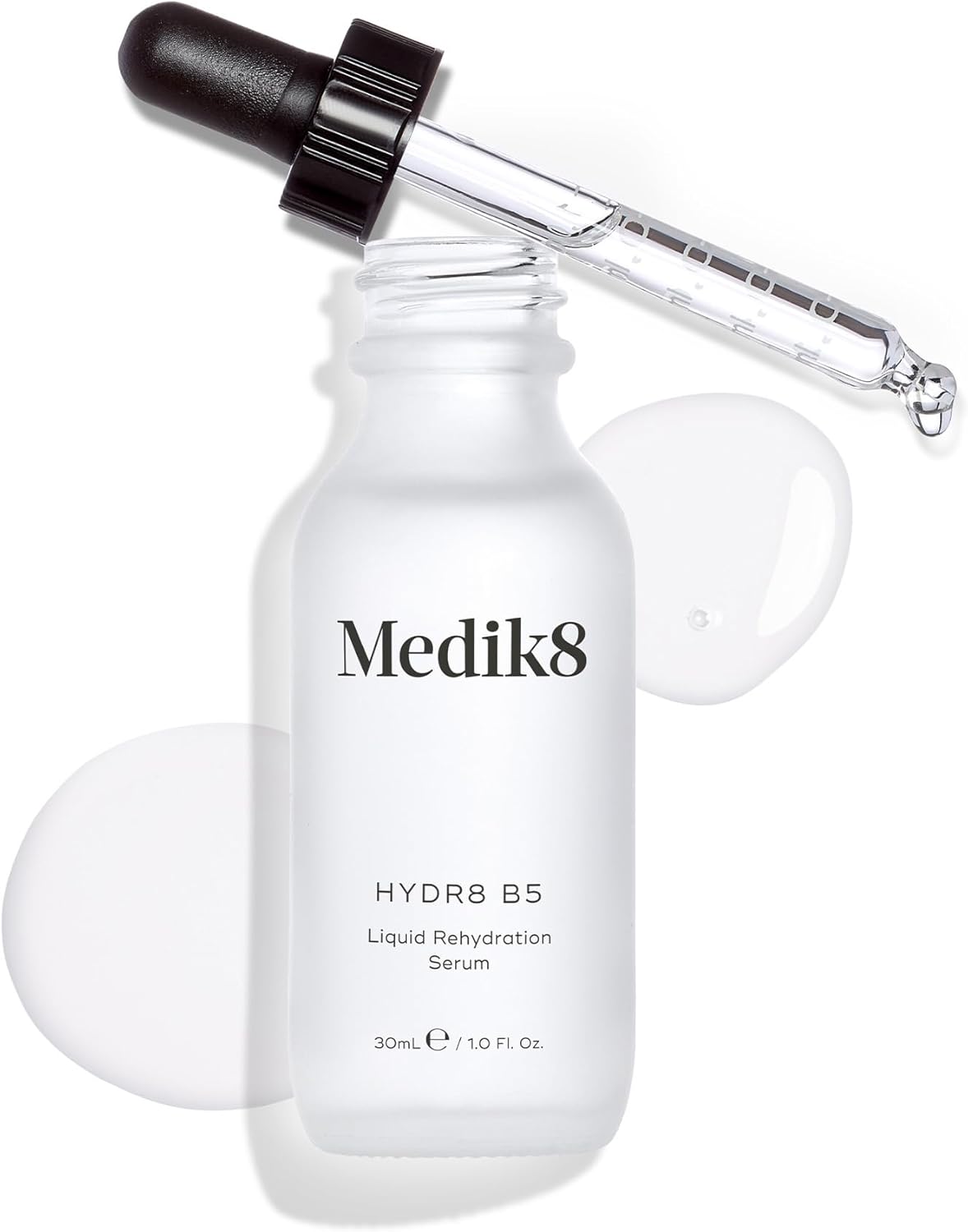 Medik8 Hydr8 B5 - Liquid Rehydration Serum With Hyaluronic Acid - Replenishes, Smooths & Plumps Skin - Ideal For Normal to Sensitive Skin Types - 30ml