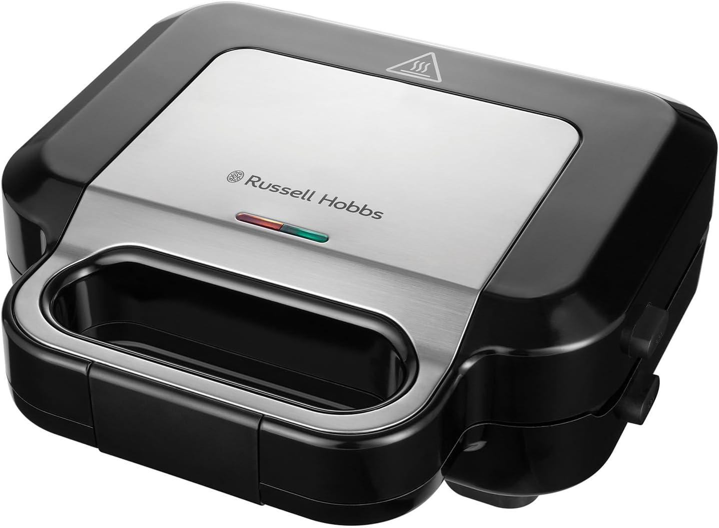 Russell Hobbs Sandwich Maker 3 in 1 Creations (Waffle maker, panini press or grill, 3 removable plates with non-stick coating, dishwashersafe parts, BPA free) 26810, Black