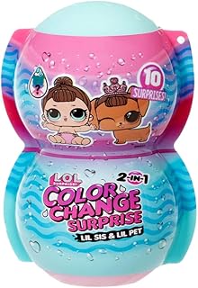 L.O.L. Surprise! Me & My Lil Sis & Lil Pet Color Change Surprise™ with 10 Surprises - Great Gift for Kids Ages 4+