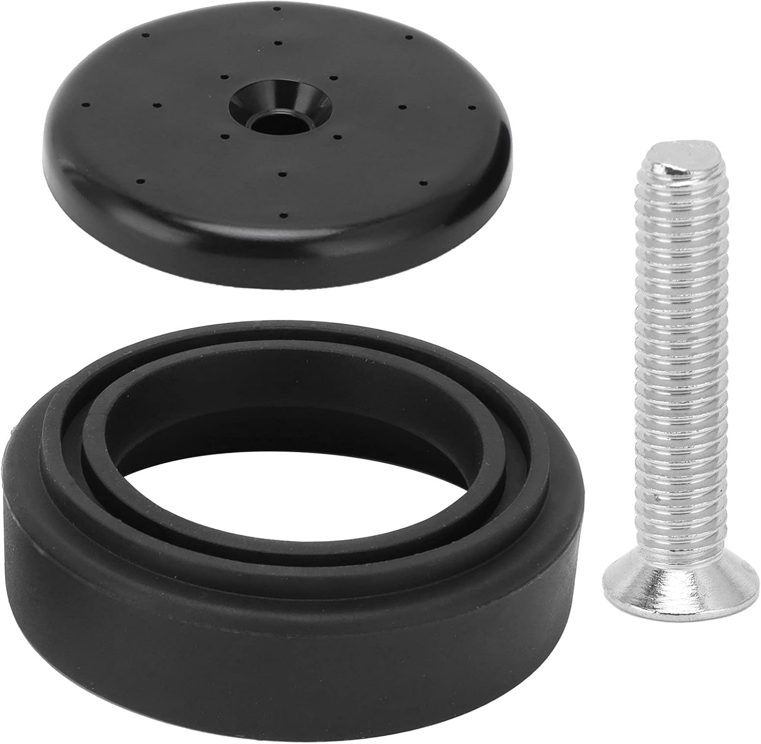 Pre-Rinse Spray Valve Repair Kit for Sink Faucet Dish Sprayer Touch on Kitchen Sink Faucets Spray Face Repair Part(Black)