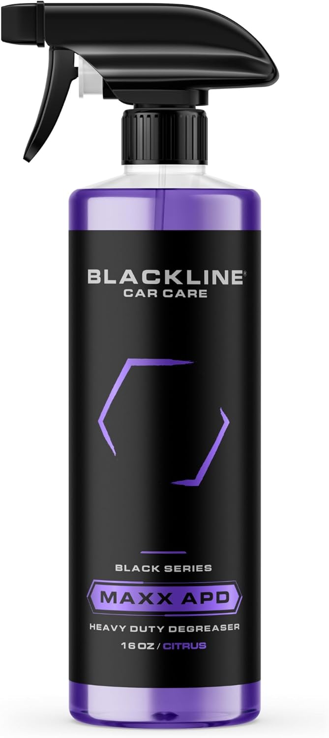 Blackline Car Care - MAXX APD - All Purpose Cleaner - Heavy Duty Industrial Degreaser | Tire, Engine, Wheel, car seat, car interior, Detailing Cleaner