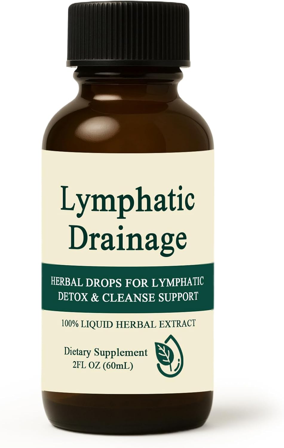 Nutrimuse Lymphatic Drainage Drops | Lymphatic Drainage Supplement for Immune Boost | Fast-Absorbing, Natural Ingredients, Vegan & Non-GMO, 2 Fl Oz