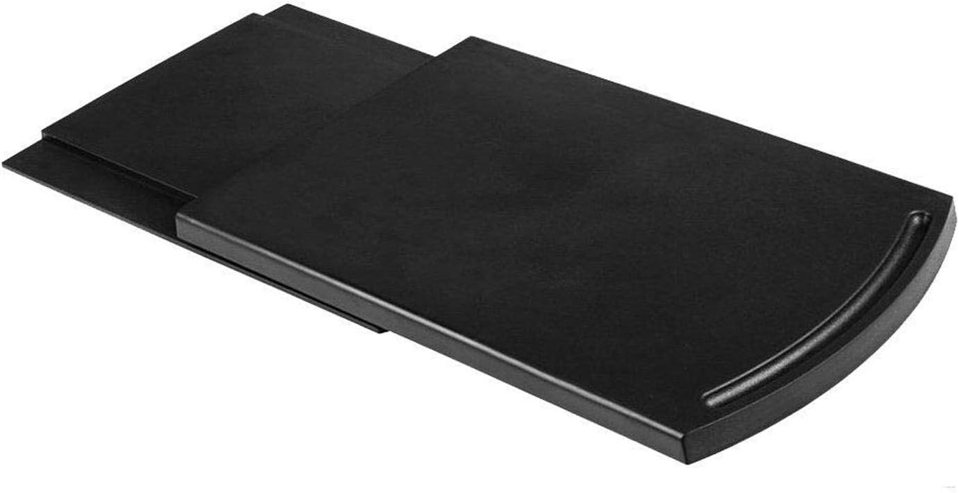 Ihomepark Kitchen Caddy Sliding Coffee Tray Mat, Under Cabinet Appliance Coffee Maker Toaster Countertop Storage Moving Slider - Base sliding shelf With Smooth Rolling Wheels, 1 Pack