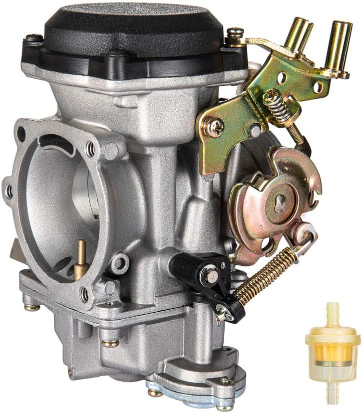 PUCKY CV40 Carburetor Replacement for Harley Davidson Road King Twin Cam 1200 XLH1200 Sportster 883 XL883 1998-2016 / Softail 1988-2017 / Dyna FXR FXD 1988-2016 / Touring 1988-2016 27490-04
