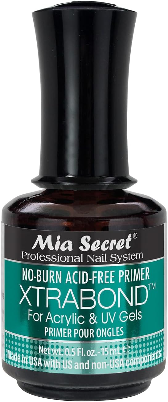 Mia Secret XTRABOND No-Burn Acid-free Primer 1/2 oz. for Acrylic and UV Gels
