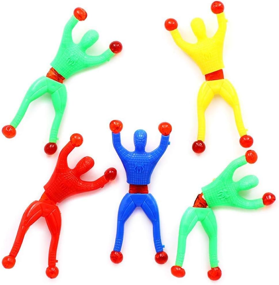 Window Crawler Men Figures (Pack of 12) - Boys Birthday Party Favors