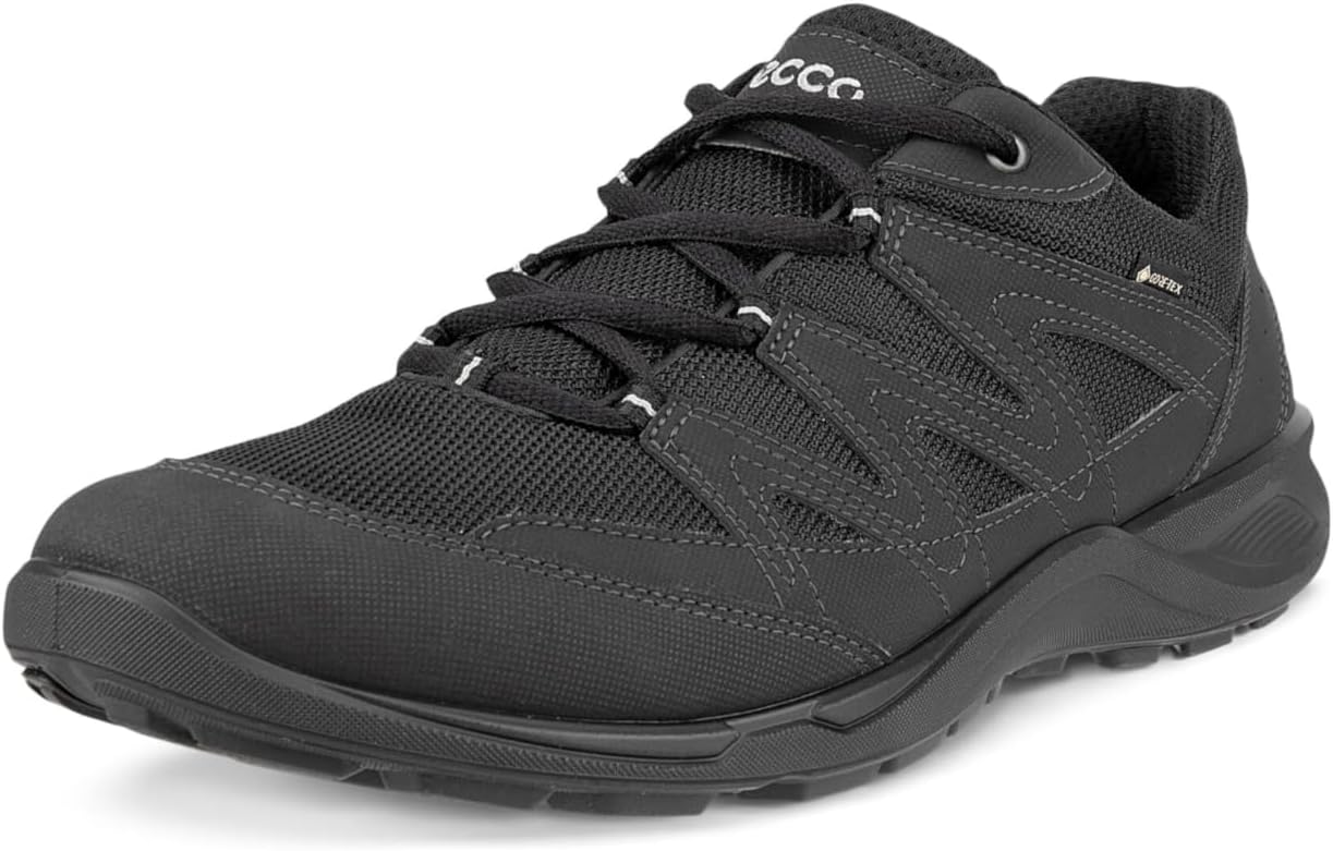 ECCO Mens 2026 Terracruise Low GTX Flexible Leather Waterproof Trainers