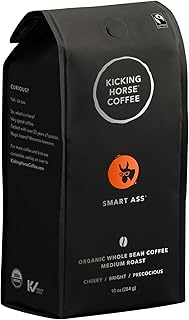 Kicking Horse Coffee, Smart Ass, Medium Roast, Whole Bean, 10 oz
