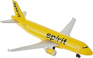 Daron Toy Airplane – Spirit Airlines – Die-Cast Metal Model Airplane Toy with Plastic Parts for Kids Ages 3+