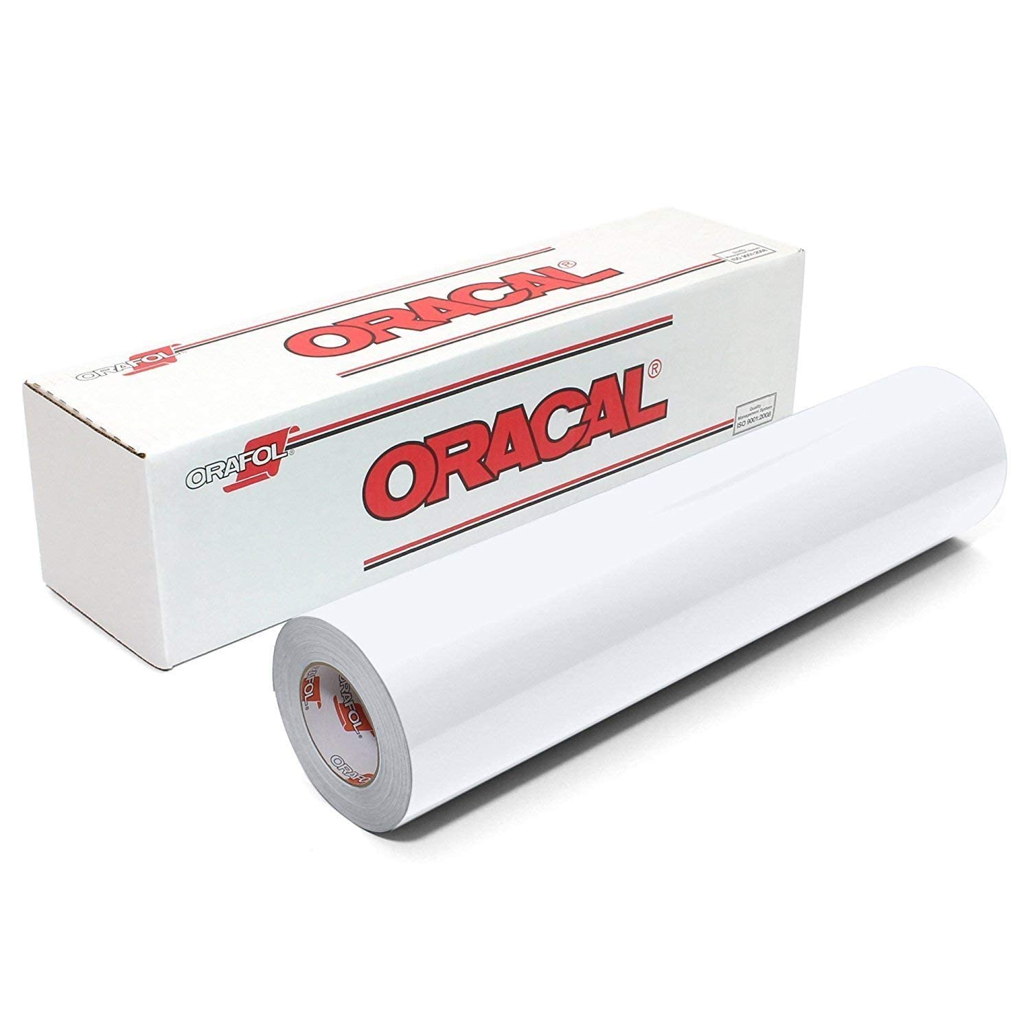 12" X 15FT Roll of Oracal 651 Matte White Vinyl for Crafts