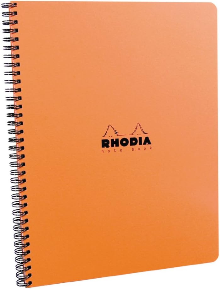 Rhodia Orange Meeting Notebook 16 x 21 cm,