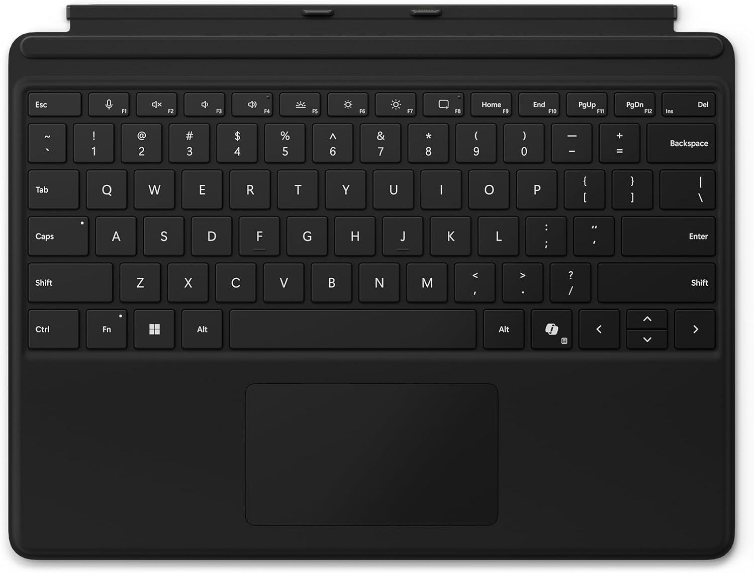 Microsoft Surface Pro 13" Keyboard | Black | Compatible with Surface Pro (11th Edition), Surface Pro 9, or Surface Pro 8