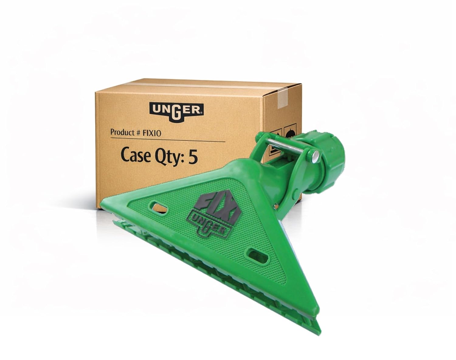 Unger Commercial FIXI-Clamp - Durable, Heavy Duty Clamp for Securing Window Cleaning Tools (Case of 5) High Quality, Easy to Use, Fits All Unger Telescopic Poles - FIXI0