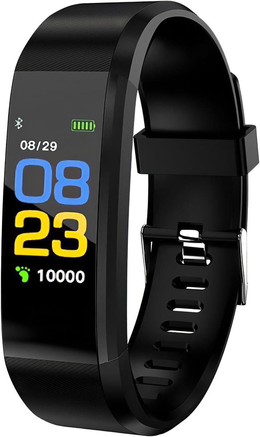 Fitness Tracker, Activity Tracker with Heart Rate Sleep Monitor Smart Watch with Step Calories Counter Stopwatch Pedometer Blood Oxygen IP67, 14 Sports Mode V2.1 for Kids Women Men
