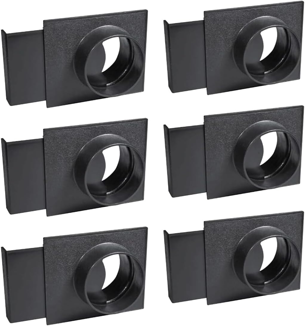 POWERTEC 70108-P6 4 Inch Blast Gate for Dust Collector, Dust Collection Fittings -6PK