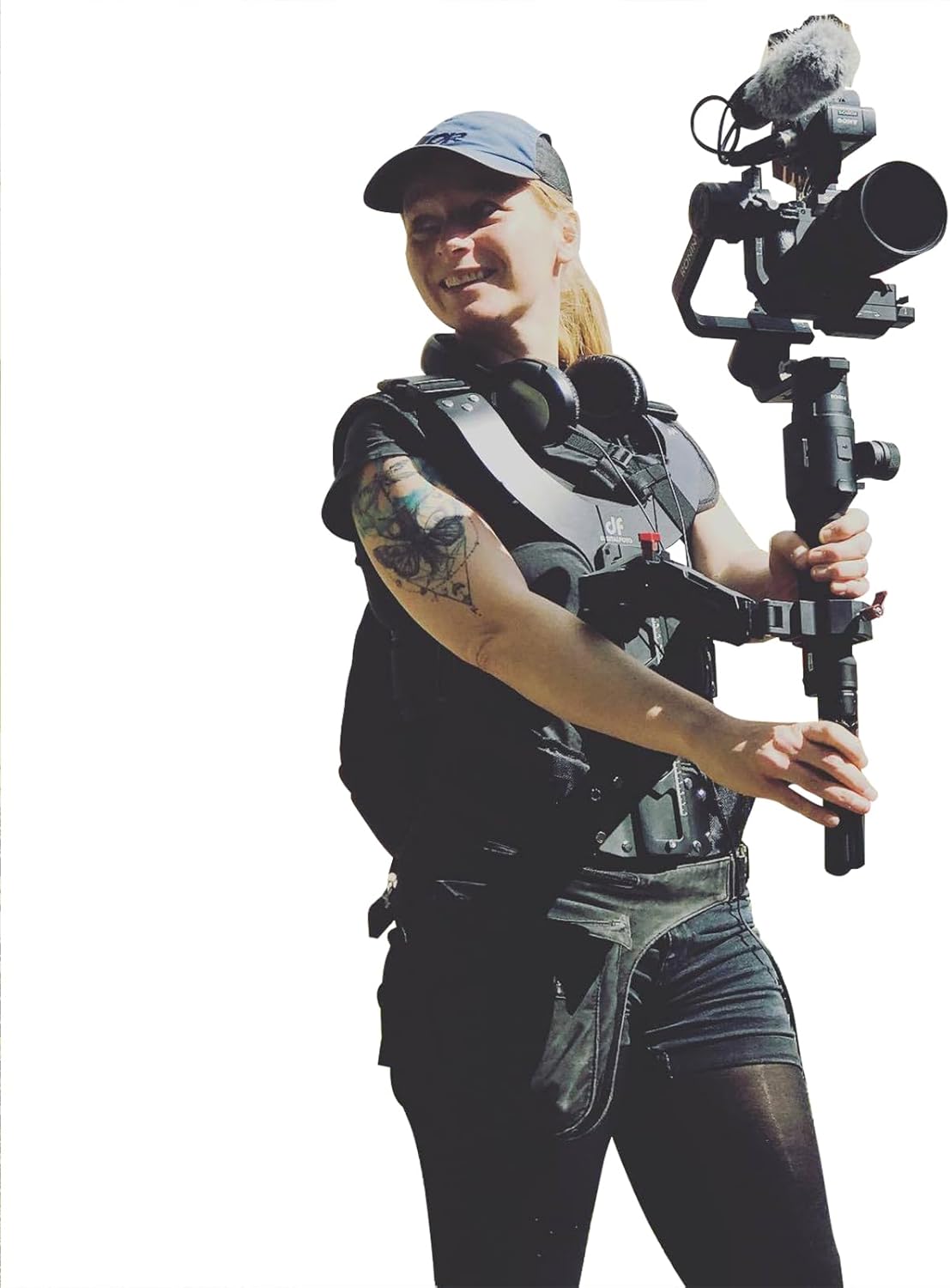 DF DIGITALFOTO Thanos Gimbal Vest, Universal Video Camera Gimbal Support Vest System, for Documentary Filming, Compatible with DJI RS2/RS3/ RS3Mini/ RS4/RS4Pro, ZHIYUN Crane 2S, Payload 2-5kg