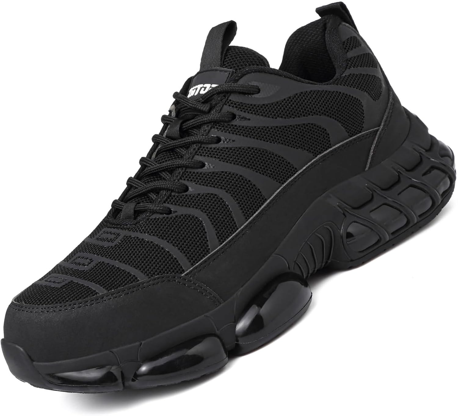 Safety Trainers Men Steel Toe Cap Trainers Safety Shoes for Women Lightweight Work Boots Non-Slip Industrial Protective Composite