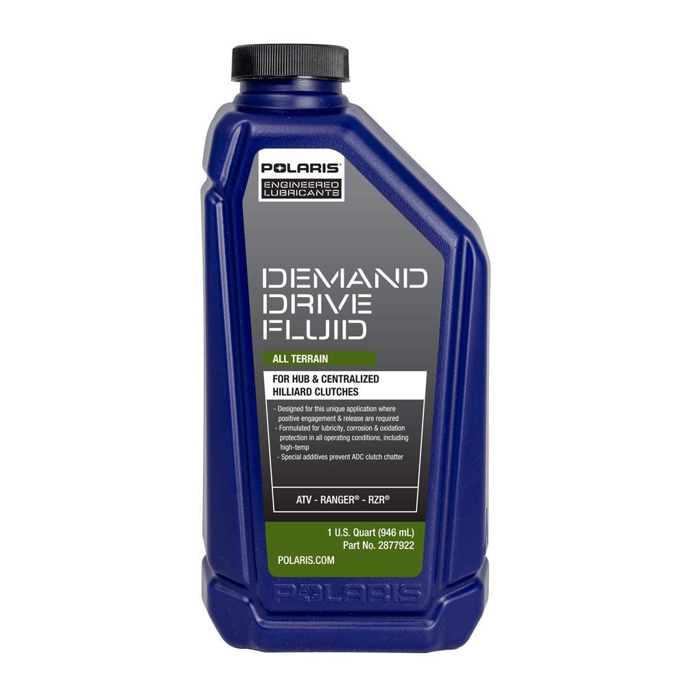Polaris All-Season Demand Drive Fluid for Front Gearcase and Centralized Clutch, Fits All Ranger, General, ATV, ACE Models, Fits Specific RZR Models, All-Terrain Formula, 1 Quart - Part 2877922