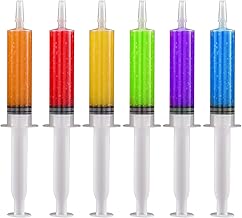 60 PACK 2 oz Party Jelly Syringes Shot, BPA Free, Washable, Big Springe for Jelly Party Shot, Durable Jelly Party Syringes for Halloween, Thanksgiving day, Christmas Bachelorette Parties