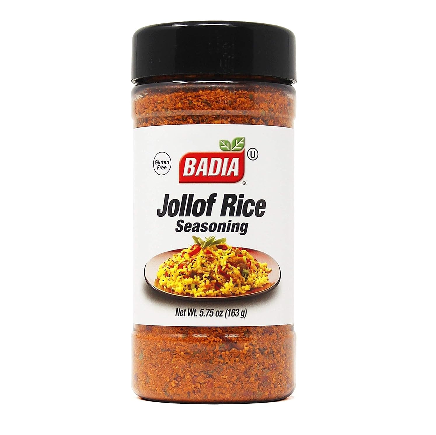 Badia Jollof Rice Seasoning, 5.75 oz – African Blend of Tomato, Peppers, Onion & Spices, Bold Savory Flavor, Gluten Free