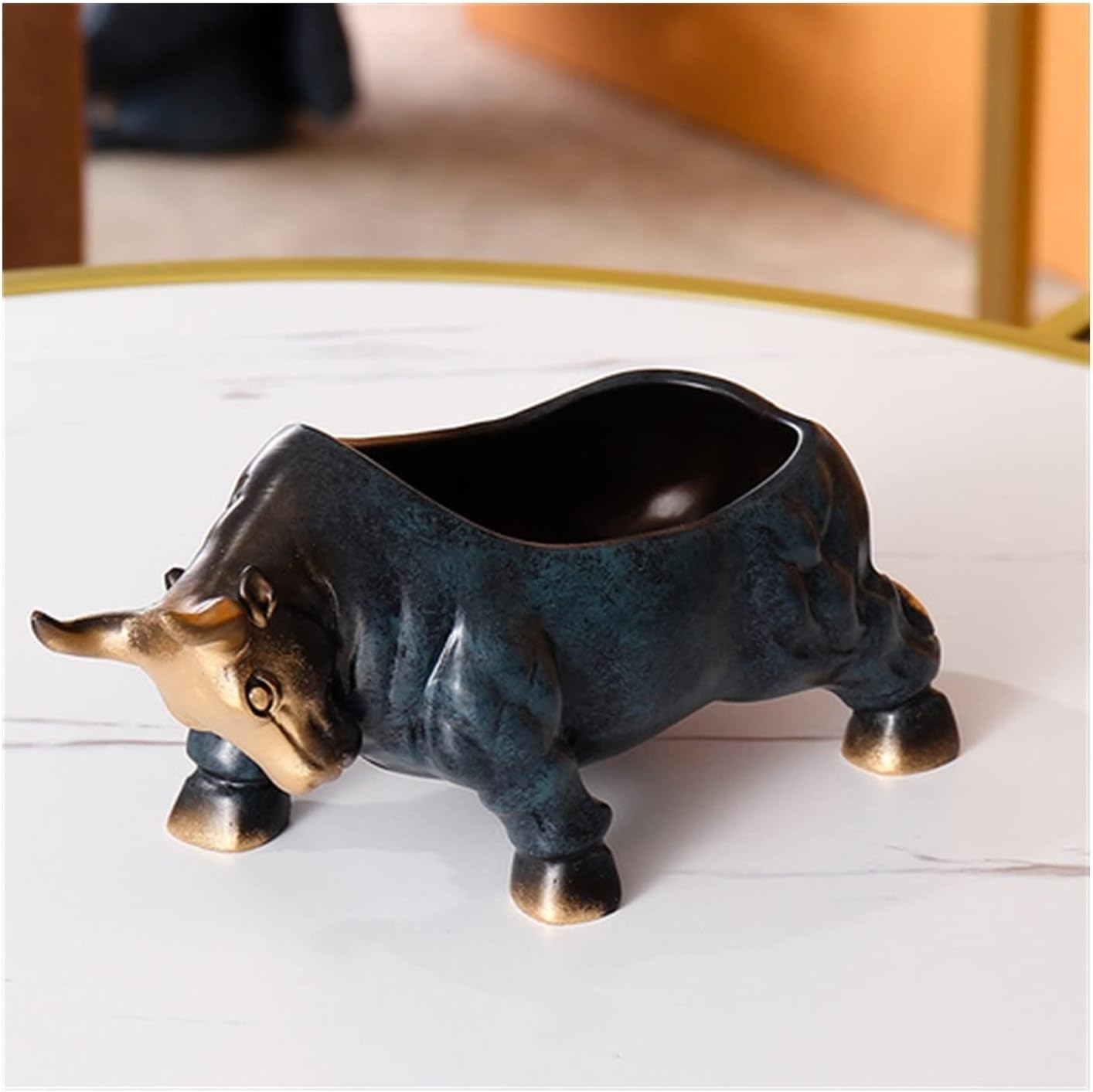 Ashtrays for Cigarettes Home Ashtrays Multifunctional Resin Animal Ashtray Storage Decor Large Capacity Car Ash Tray for Living Room Office Gift for Boyfriend Desktop Ash Tray Ash Holder for Smokers