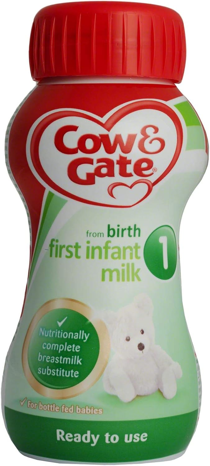 Cow And Gate First Infant Milk, Ready To Use, 200Ml, Pack Of 12