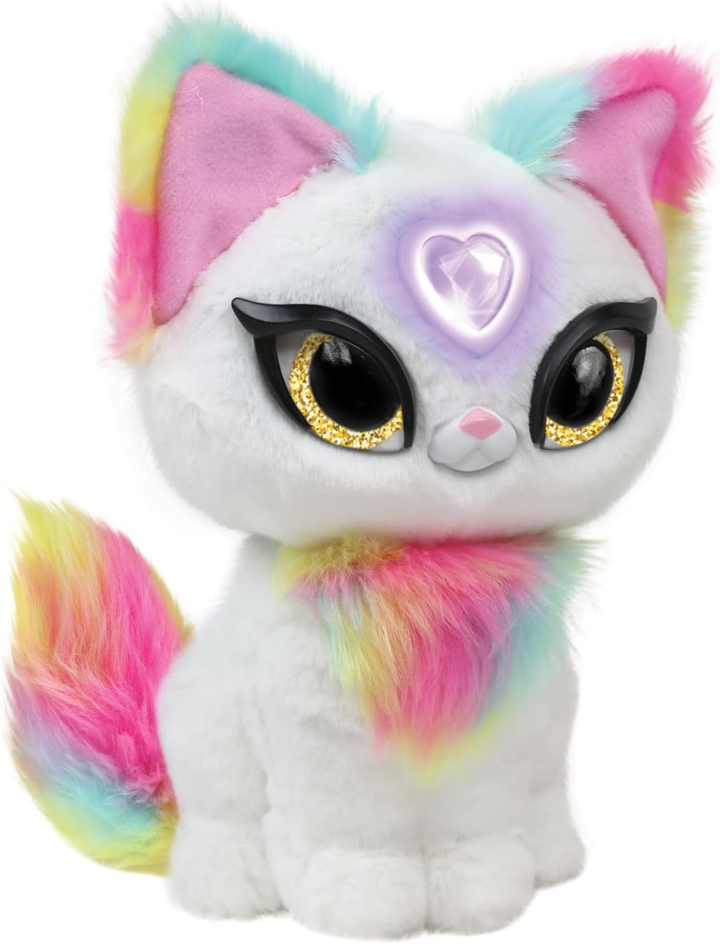 Flair Leisure Products My Fuzzy Friends Magic Whispers Luna Kitty, Interactive Plush Pet Kids Toy, Loveable and Lifelike Companion for Boys and Girls Aged 4 Years Plus