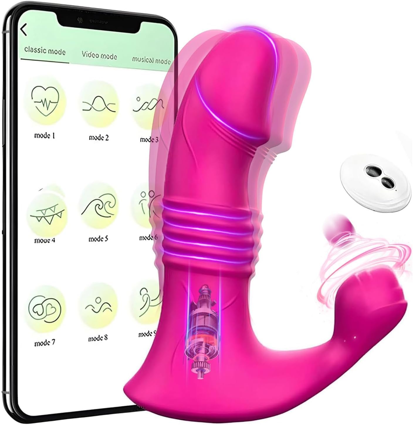 Portable Remote Control Vibratiers for Women Date Night Wireless Panties Christmas Gift for Women Undewear Couples Play Remote Control Virabtor Underwear Toys DD123T
