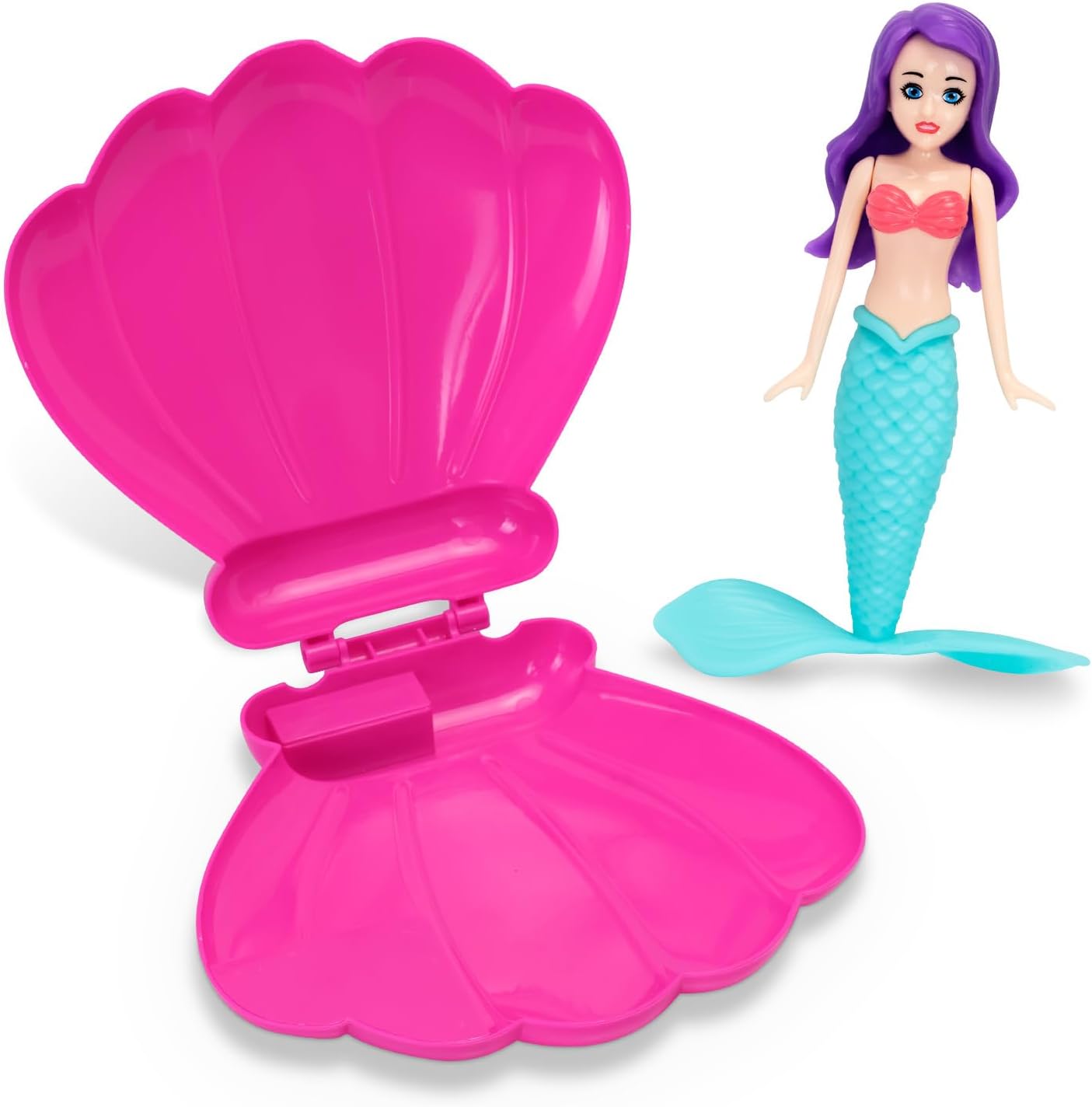 Pool Diving Toy Set, Diving Mermaids, Swimming Pool Accessories & Kids Pool Toys, Diving Games Training Children's Gifts, Little Mermaid Party Supplies (Lake Blue)