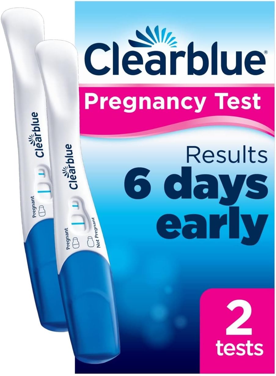 Clearblue Early Detection Pregnancy Test – 6 Days Ultra Early, No Test Can Tell You Sooner – 2 Tests