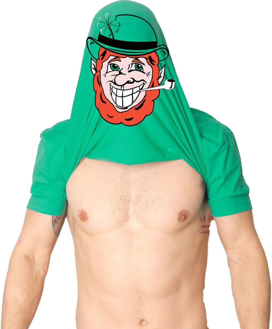 Mens Novelty Saint Patricks T Shirt Funny Irish Tees Cool Party Tees for Guys