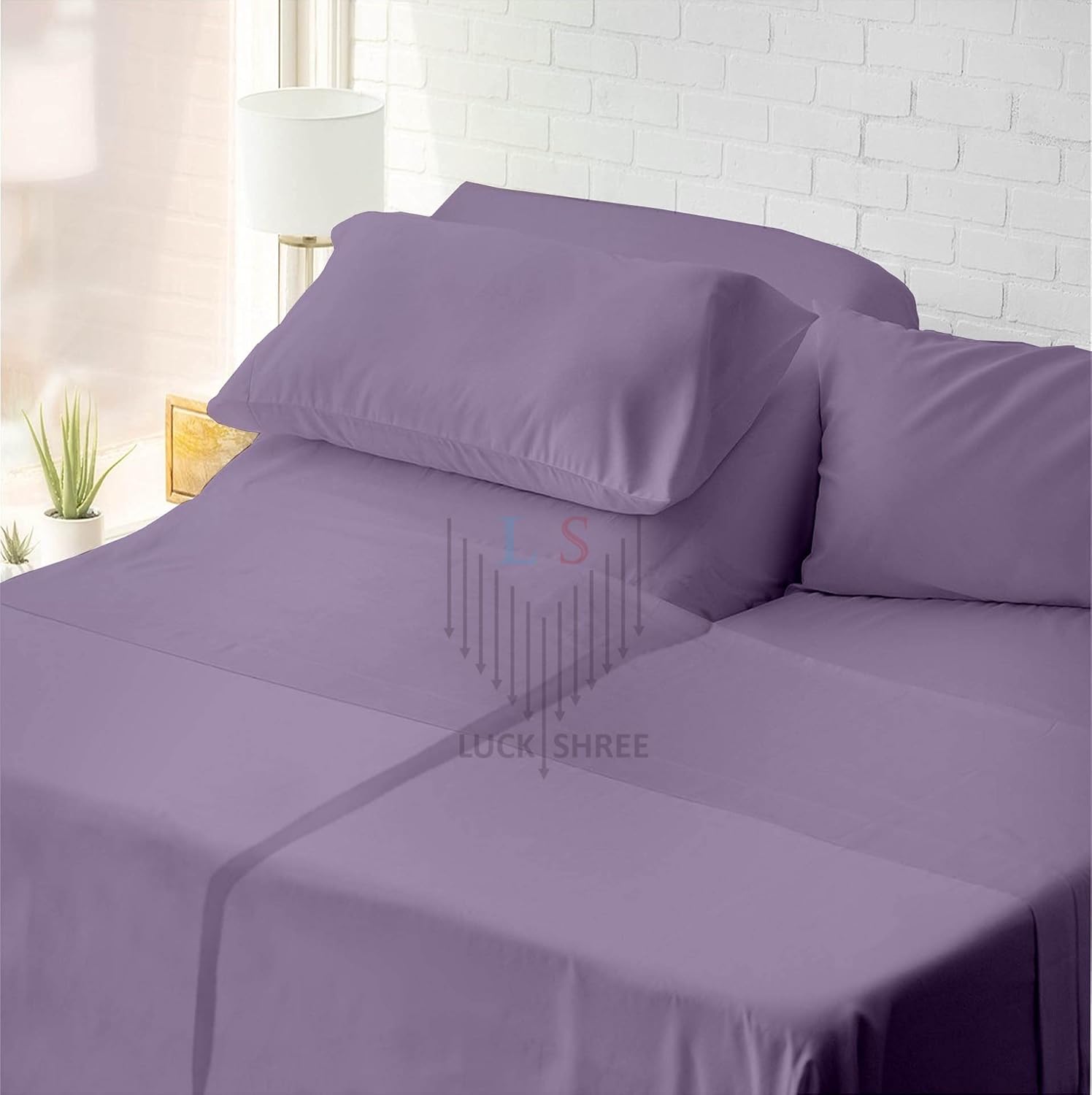 Extra DEEP Pockets 800 TC 100% Egyptian Cotton |Plum Split Cal-King Sheets Set| 5-Piece Extra Long-Staple Combed Cotton Best-Bedding Sheets, Soft & Silky Sateen Weave Fits Mattress 25" Deep