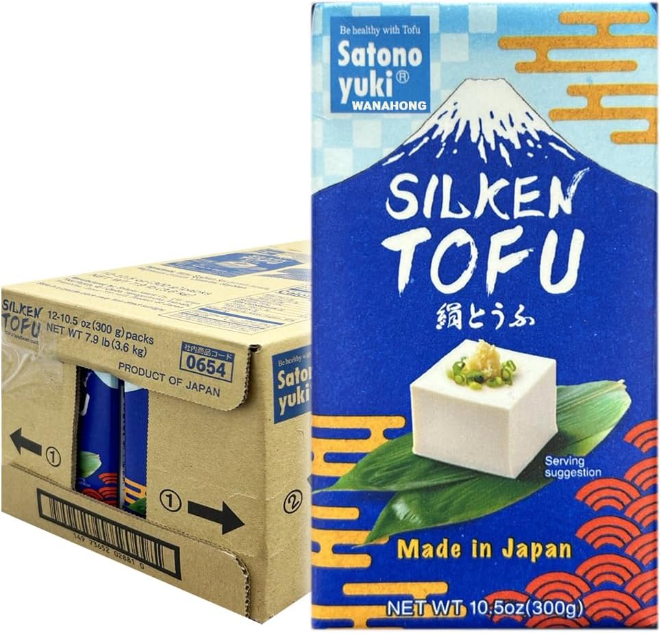 WaNaHong Satonoyuki - Silken Tofu 300g (Case of 12) Made in Japan