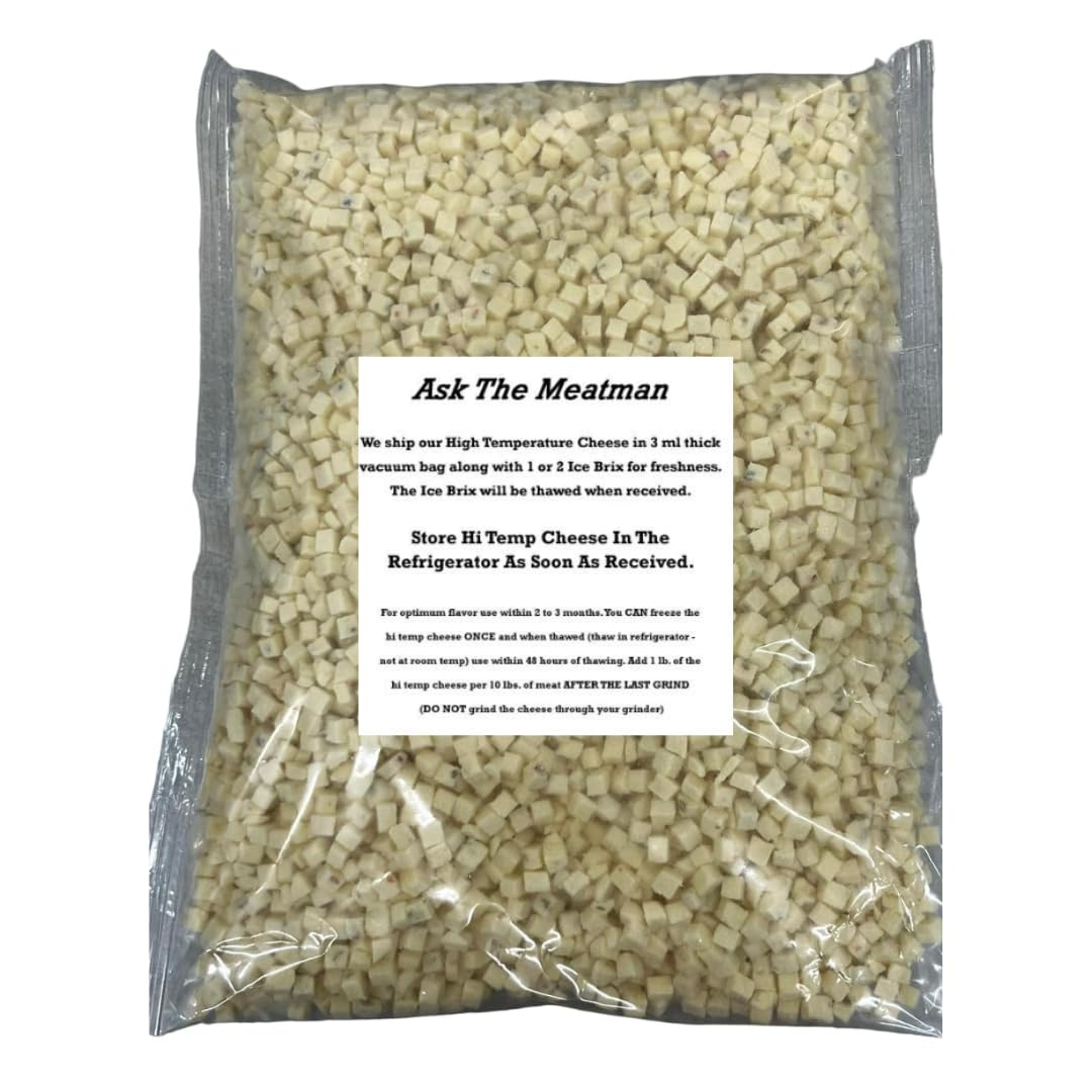 Local Source High Temperature Monterey Jack Cheese with Triple Peppers (5 Pound)