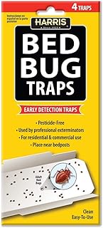 Harris Bed Bug Early Detection Glue Traps (4/Pack)