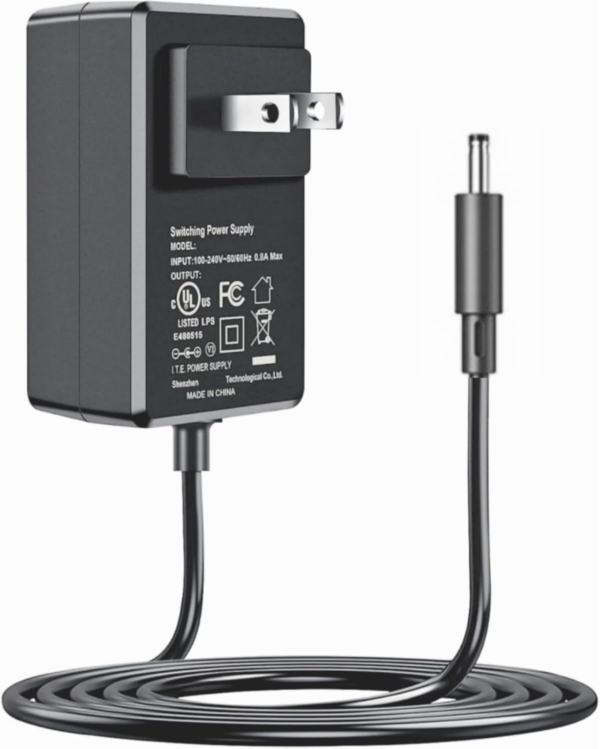 [Verified Fit] 10ft Power Adapter Cable Compatible with Valve Index VR Headset 181196-11, AC Adapter Charger Cord Charging Replacement Accessories for Valve Index VR Power Supply, Black