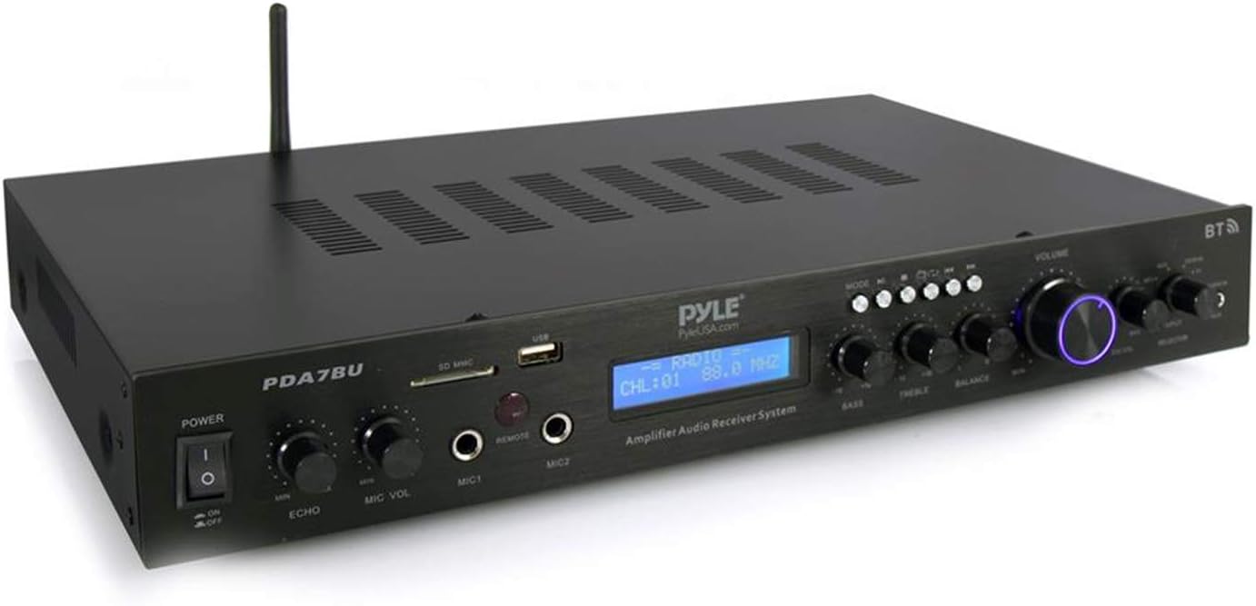 Pyle 200 Watt Bluetooth Home Theater Amplifier 5.1