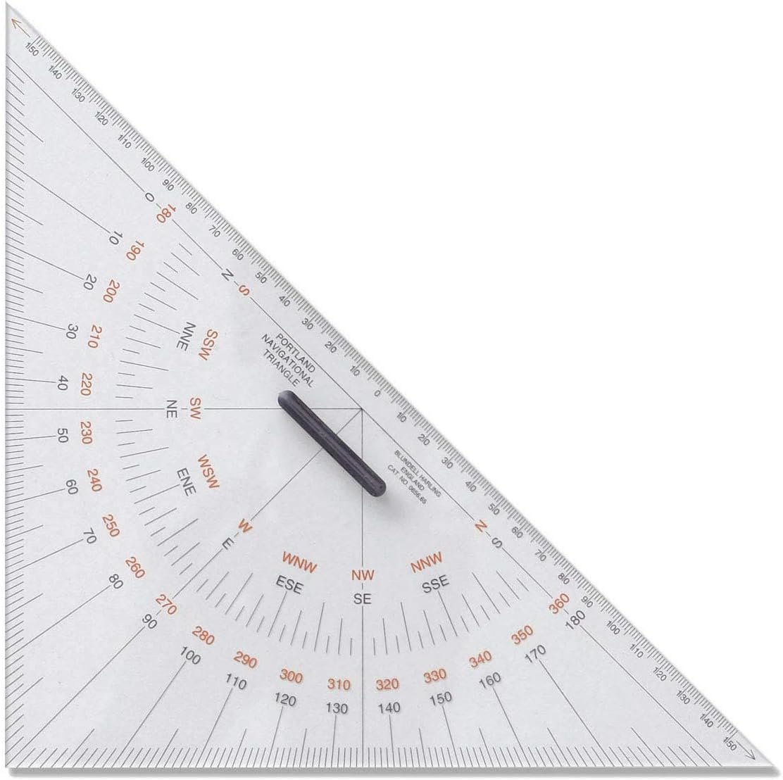 BH Triangular Ruler 230mm Acrylic Injection Molded