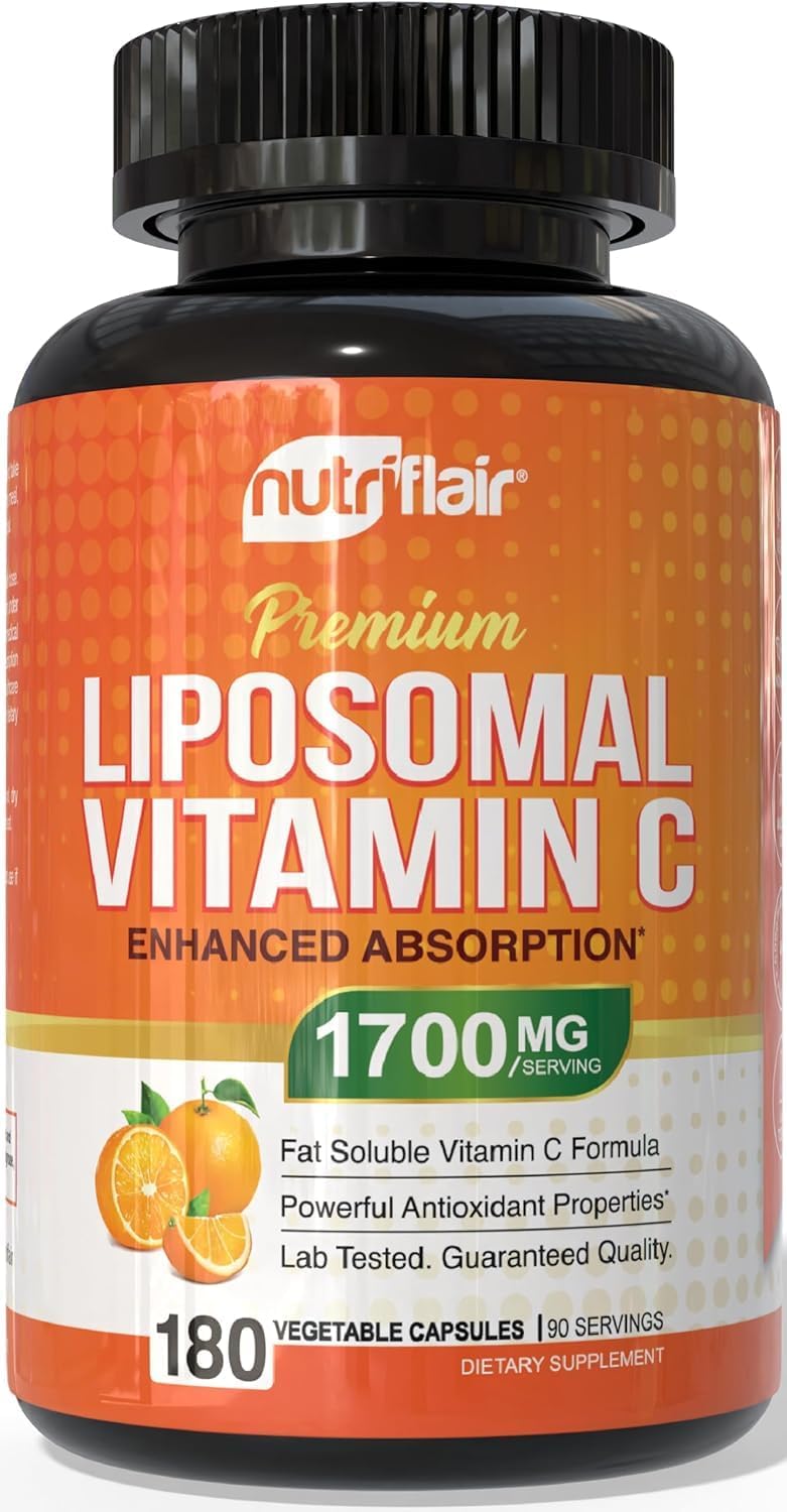 Nutriflair Premium Liposomal Vitamin C Enhanced Absorption 1700 Mg/serving