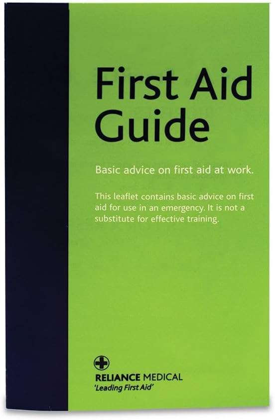 Reliance Medical First Aid English Guidance Leaflet - Pack of 50