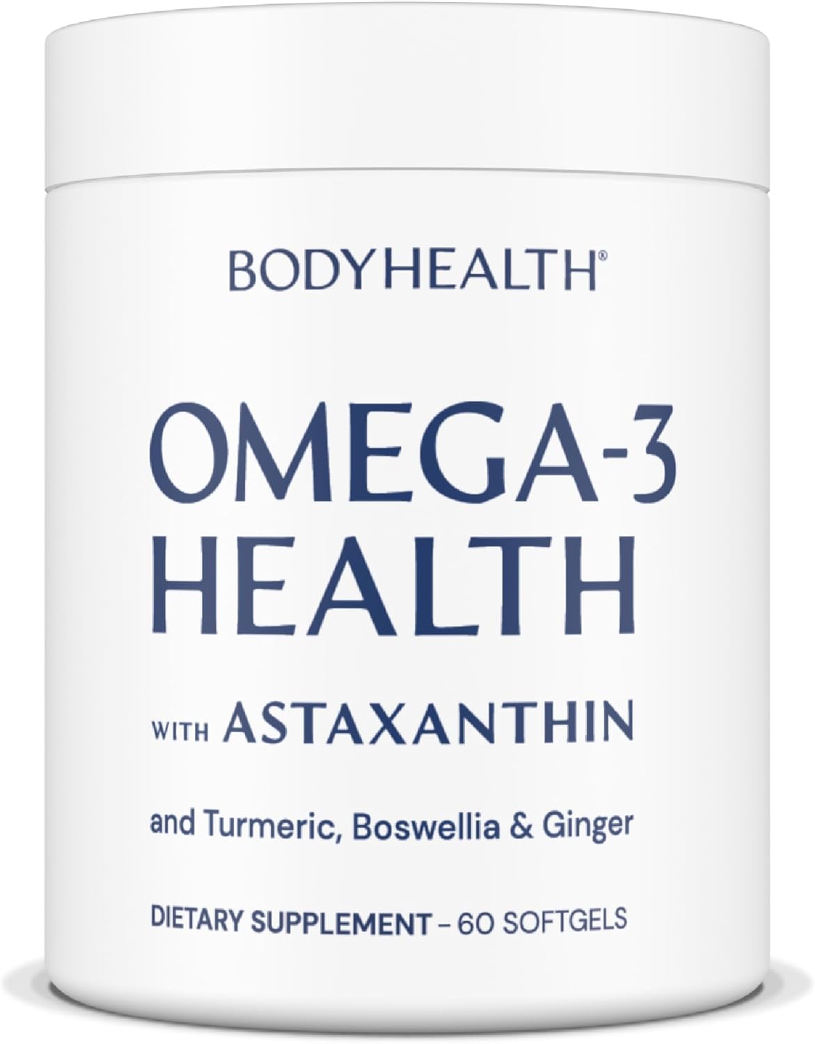 BodyHealth Omega 3 Health, Fish Oil Supplement for Women and Men, Heart and Brain Health, Fish Oil Pills, Fatty Acid Supplements, Omega 3 Vitamins - 60 Soft Gels