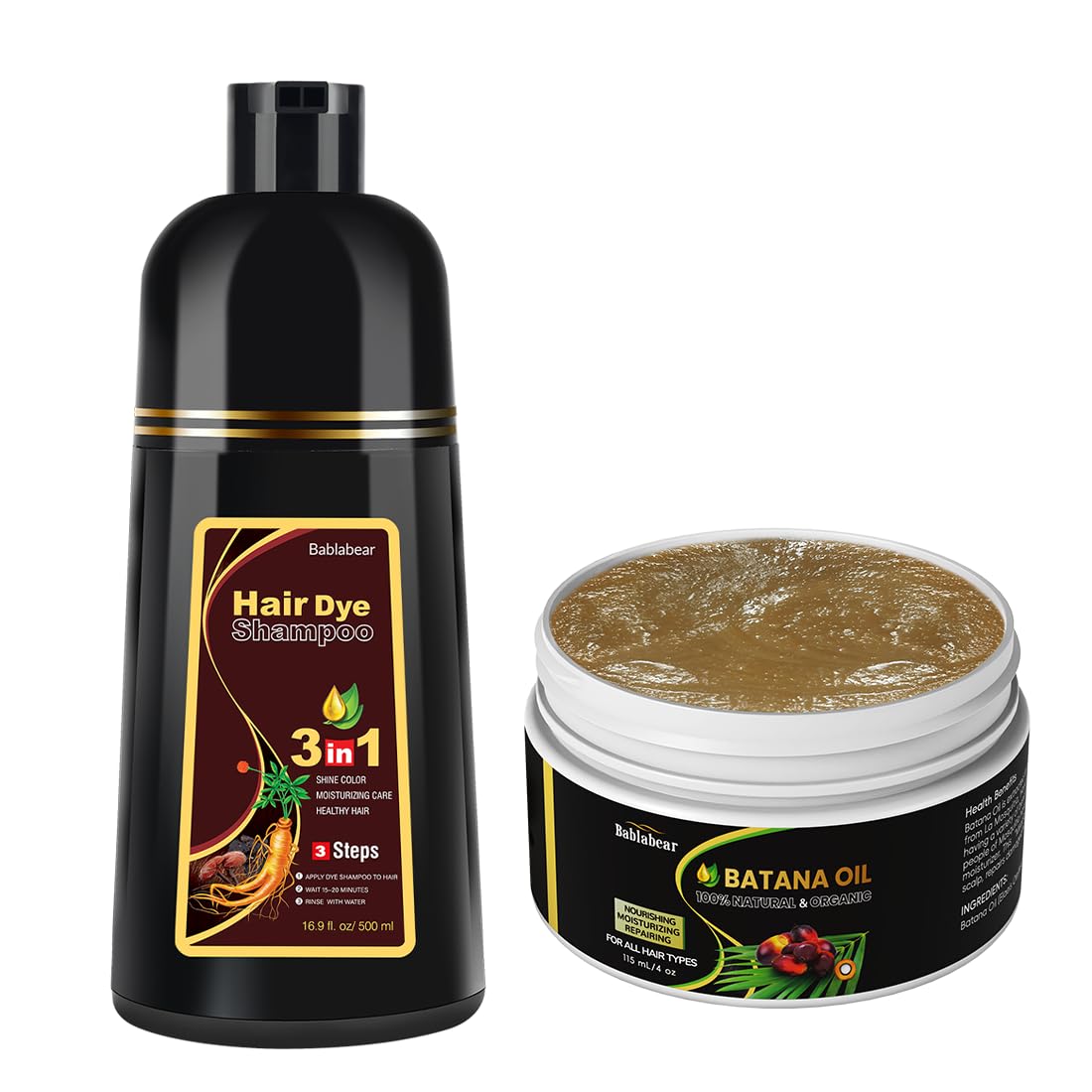 Chestnut Brown Hair Dye+Batana Oil