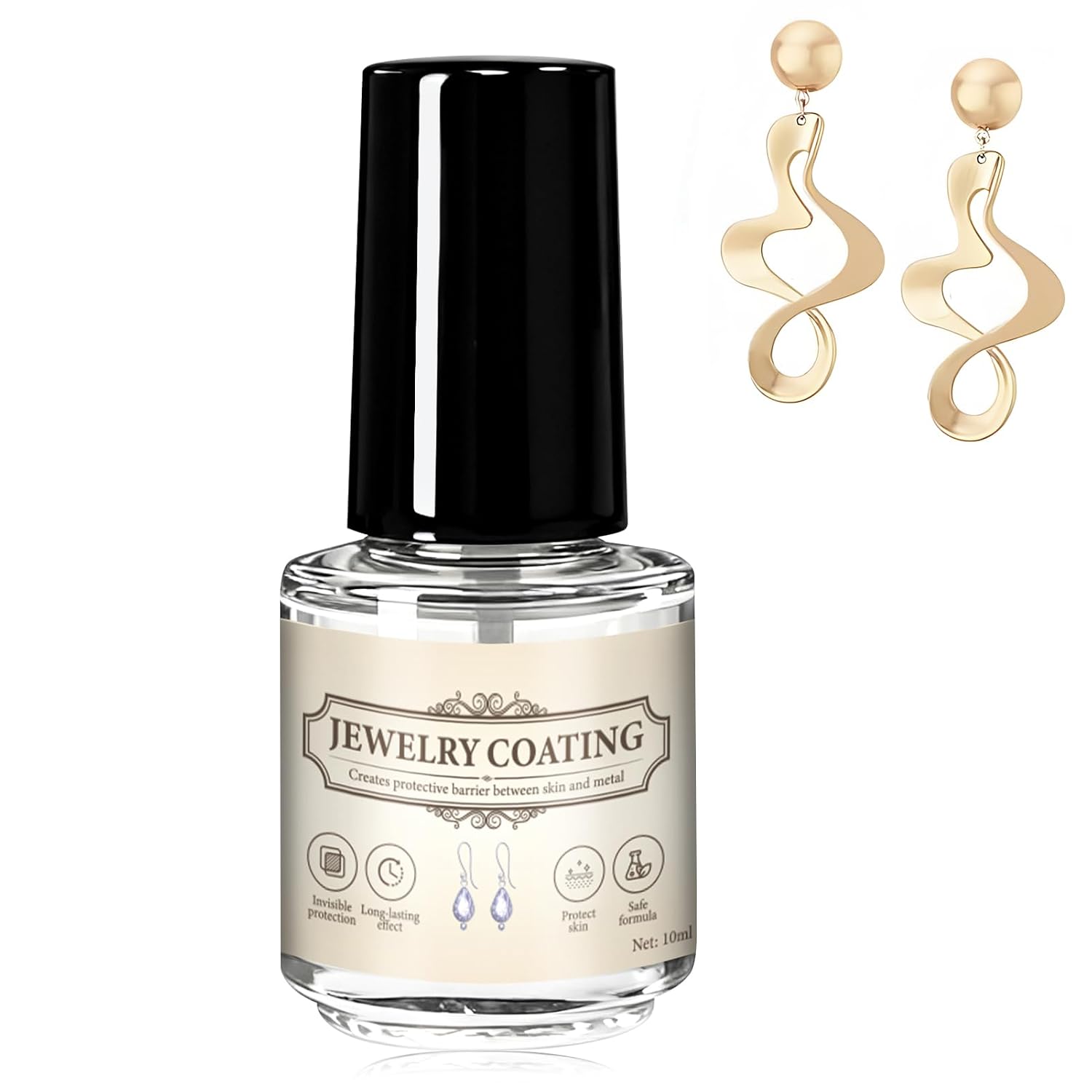 JAOJAO Jewelry Sealant Coating, Jewelry Protective Coating, 10ml