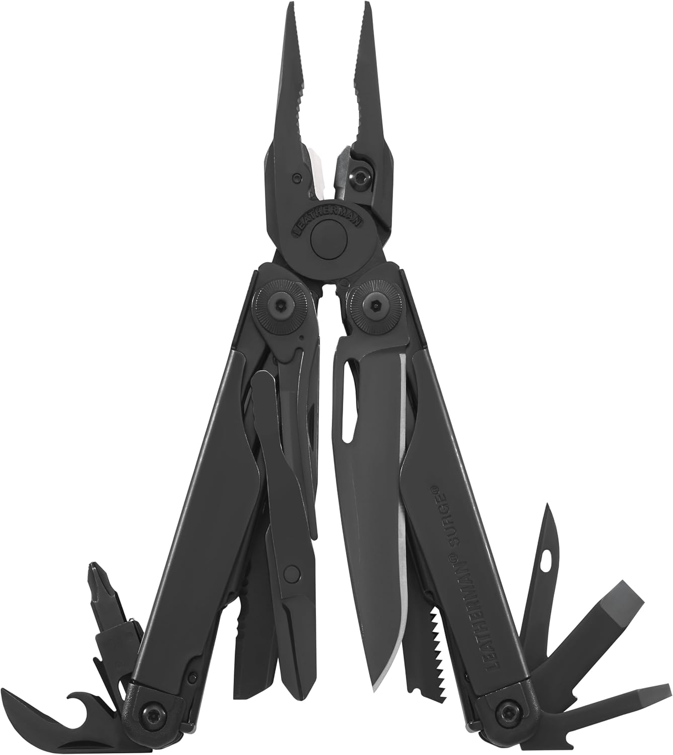 Leatherman Surge Multi-Tool - 21 Heavy-Duty Tools with Blades, Black