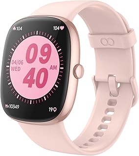 Health Fitness Tracker,1.69" Fitness Watch with Blood Oxygen Heart Rate Sleep Monitor,Step Counter for Men Women Activity Trackers,100+ Sports Modes,IP68 Waterproof Smartwatches for Android iOS Pink