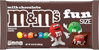 M&M'S Milk Chocolate Fun Size Candy Bag, 10.53oz
