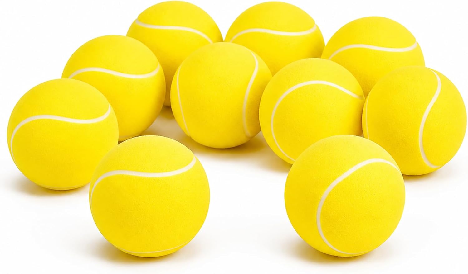 Sponge Ball, Foam Tennis Balls, Yellow Mini Foam Balls For Kids' Games Indoor Outdoor Sports For Kids Boys & Girls
