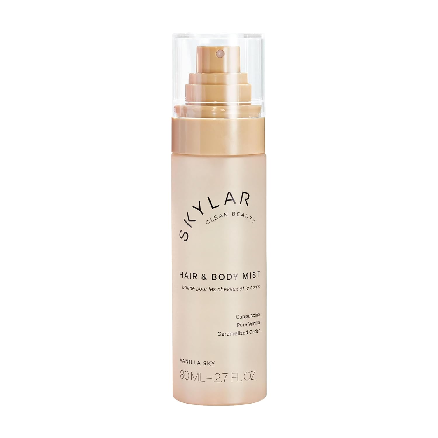 Skylar Vanilla Sky Hair & Body Mist | Hypoallergenic & Clean Fragrance | Vegan, Cruelty Free, and Safe For Sensitive Skin | 80 ML, 2.7 Fl Oz