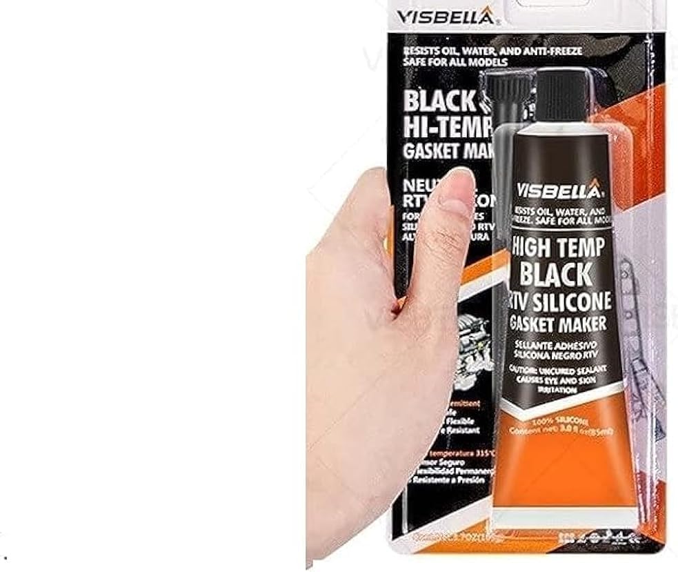 Visbella V363 Black Colour RTV Silicone High Temperature Gasket Maker
