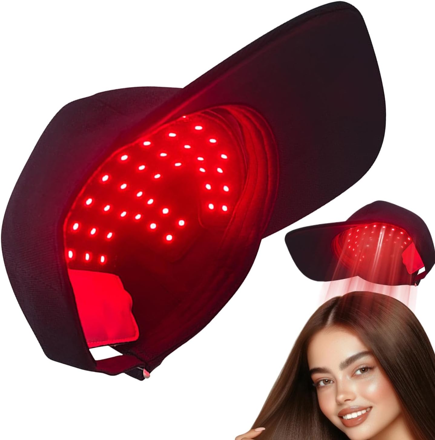 Red Light Therapys Cap For Hair Regrowth, Hair Loss Treatments Cap Growth Regrowth, 4 Modes Led Hair Growth Hat, Hair Loss Treatments For Men Woman With Thin, Strengthen Hair Roots Scalp Care